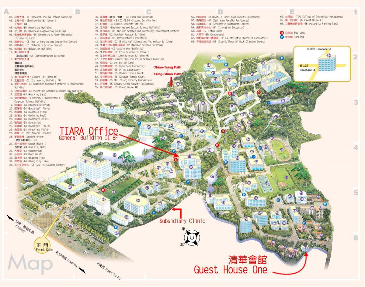 tsinghua их сургуулийн оюутны хотхоны газрын зураг