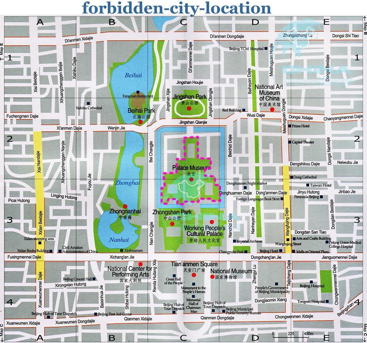 зураг хориотой хотын нарийвчилсан газрын зураг