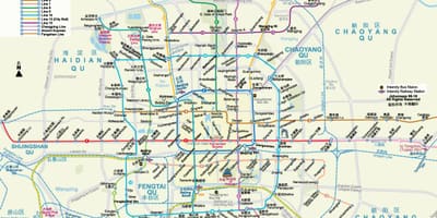 Бээжин mtr газрын зураг